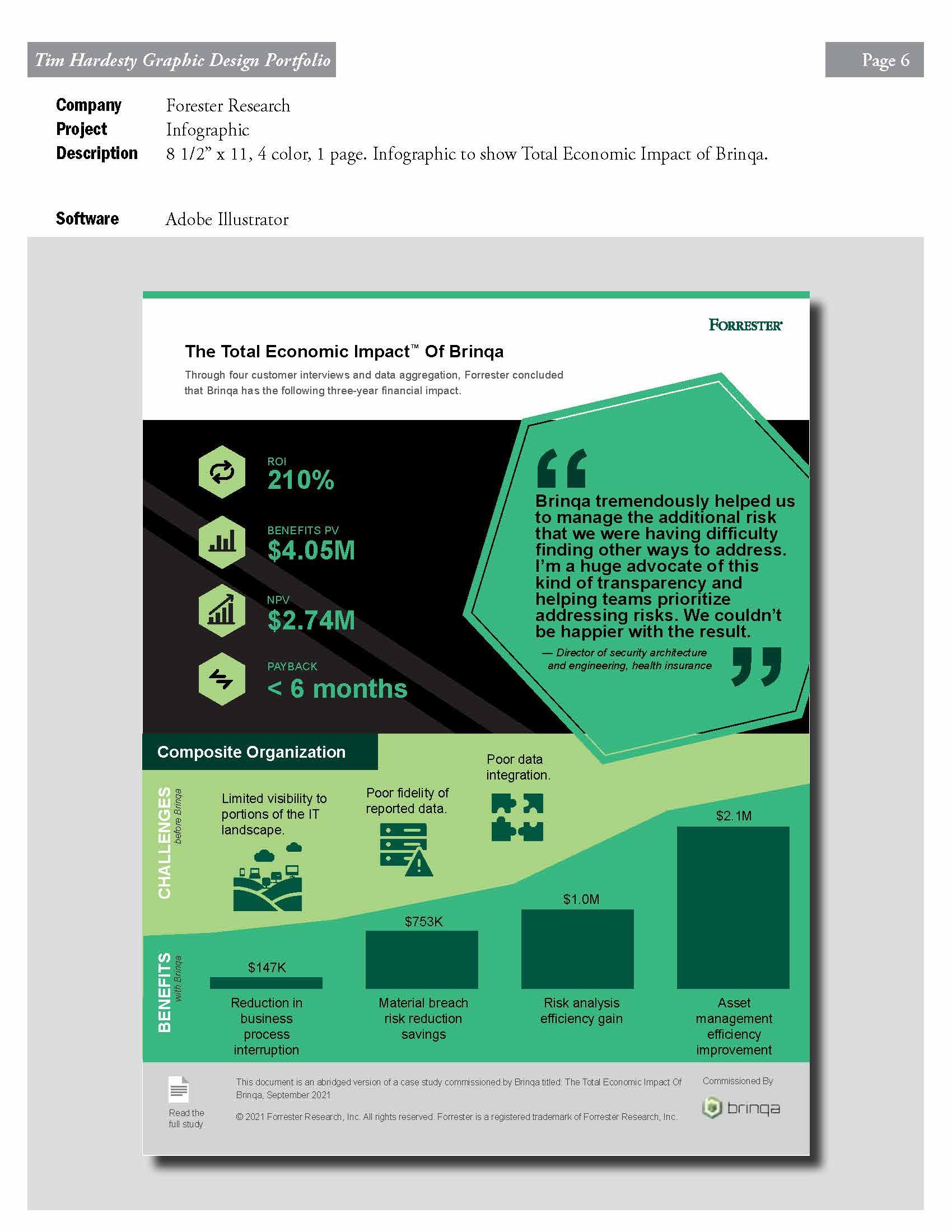 Brinqa — TEI Infographic